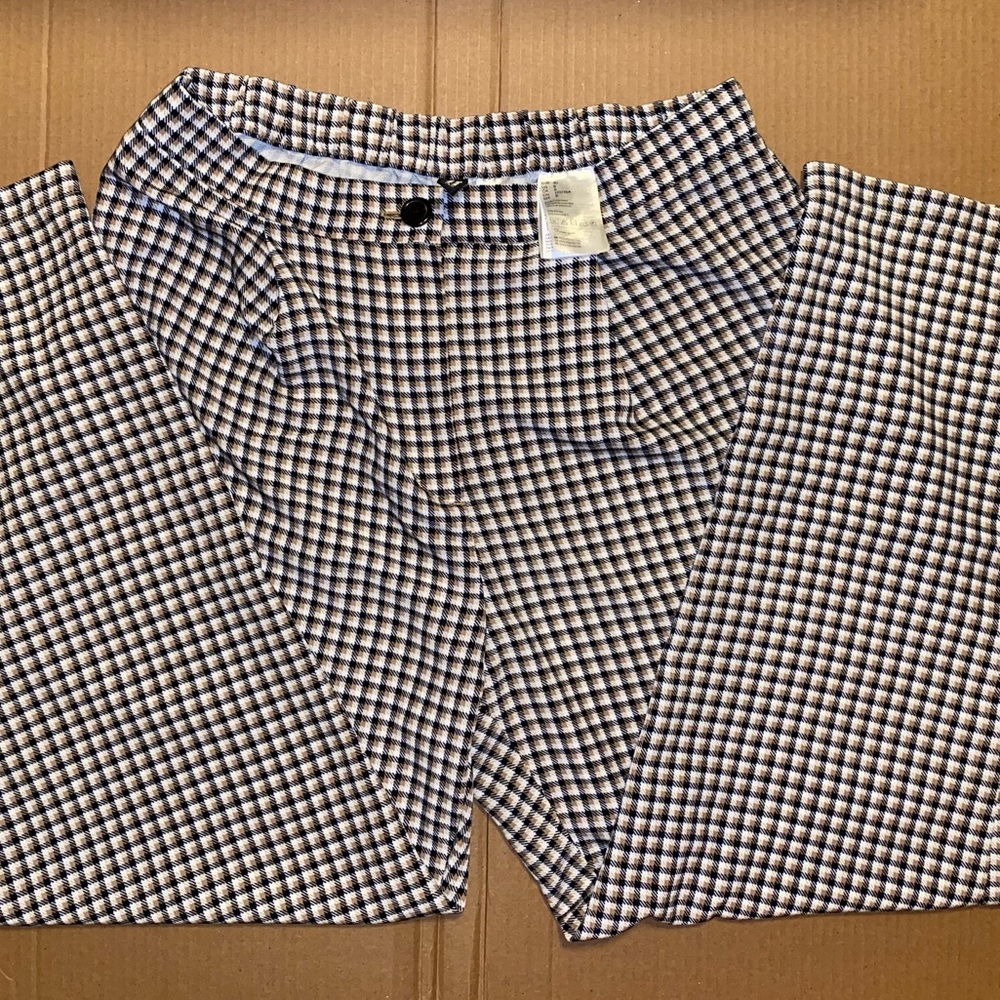H&M Divided shepherd checked pants size 40 (8).